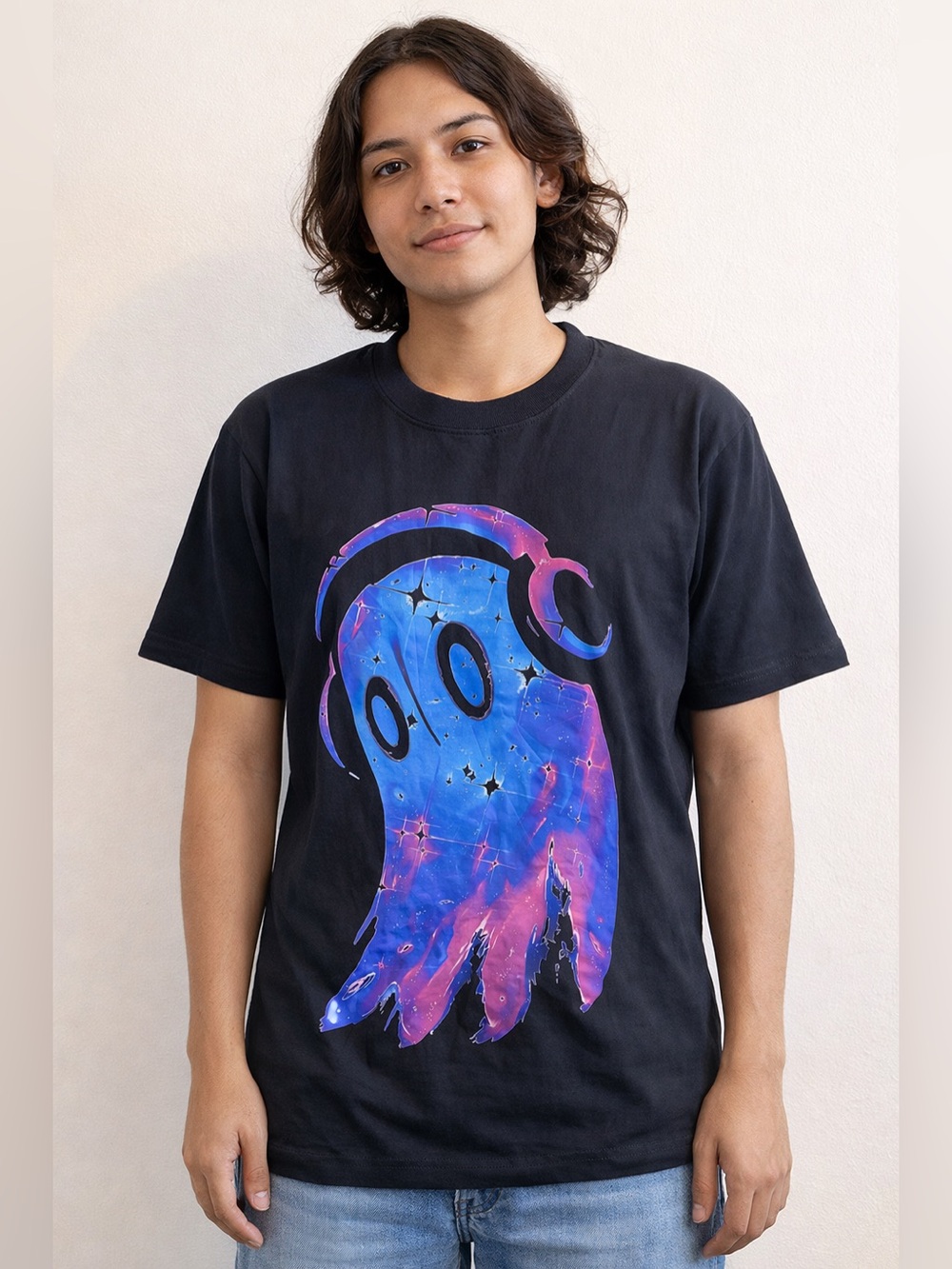 Undertale Space Junk Nabstablook Graphic T‑Shirt Men’s M Black